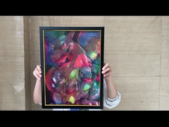 DGZ Наруто Месси Роналду Спорт 3D Flip Motion Лентикулярные аниме Плакаты 40*60 см