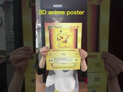 DGZ Наруто Месси Роналду Спорт 3D Flip Motion Лентикулярные аниме Плакаты 40*60 см