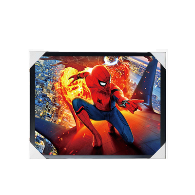 Оптовый аниме 3D плакат Marvel 3D линзовый плакат Декорация стены 3D печать меняющая изображение аниме плакат