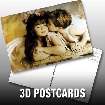 3D линзообразные открытки для музейной галереи