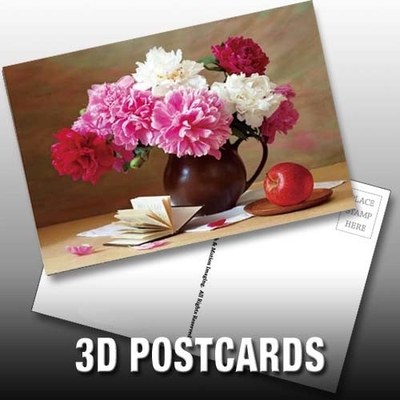3D линзообразные открытки для музейной галереи