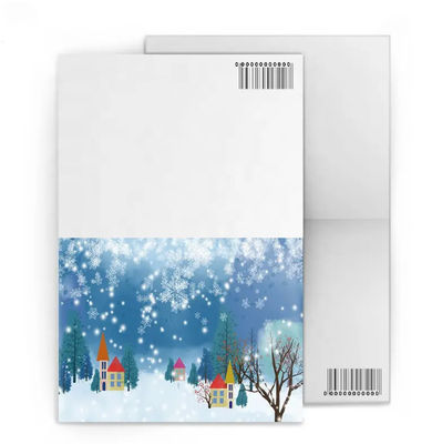 3D линзообразные поздравительные открытки для празднования Рождества